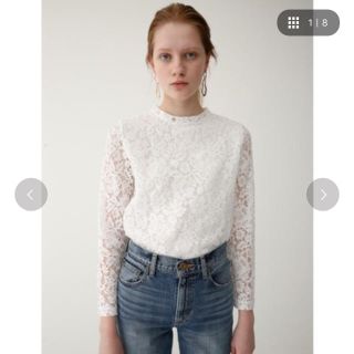 マウジー(moussy)のmoussy☆ハイネックレーストップス☆新品未使用(シャツ/ブラウス(長袖/七分))