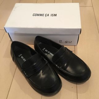 コムサイズム(COMME CA ISM)の【中古】子供用 ローファーシューズ 19.0㎝ コムサイズム 箱付(ローファー)