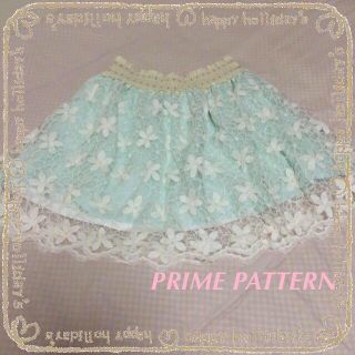 プライムパターン(PRIME PATTERN)の愛されデート服♡フラワースカート(ミニスカート)