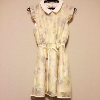 リズリサ ひざ丈ワンピース(レディース)(イエロー/黄色系)の通販 21
