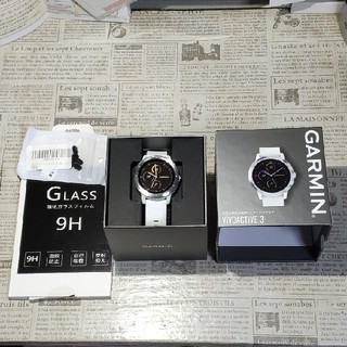 ガーミン(GARMIN)のvivoactive3 ホワイトGARMIN(ガーミン) スマートウォッチGPS(腕時計(デジタル))