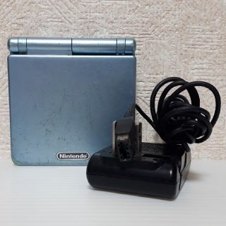 ゲームボーイアドバンス(ゲームボーイアドバンス)の中古★ニンテンドー ゲームボーイアドバンスSP パールブルー本体 充電器付き(携帯用ゲーム機本体)