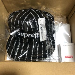 シュプリーム(Supreme)のsupreme newera 2019 3/8 58.7cm  黒(キャップ)