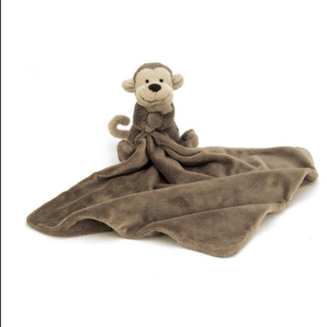 kashwere(カシウエア)のジェリーキャット  おしゃぶりタオル バシュフル お猿さん  キッズ/ベビー/マタニティのおもちゃ(ぬいぐるみ/人形)の商品写真