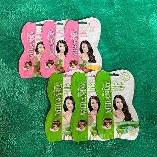 MIRANDA Hair Mask 6枚セット(ヘアパック/ヘアマスク)