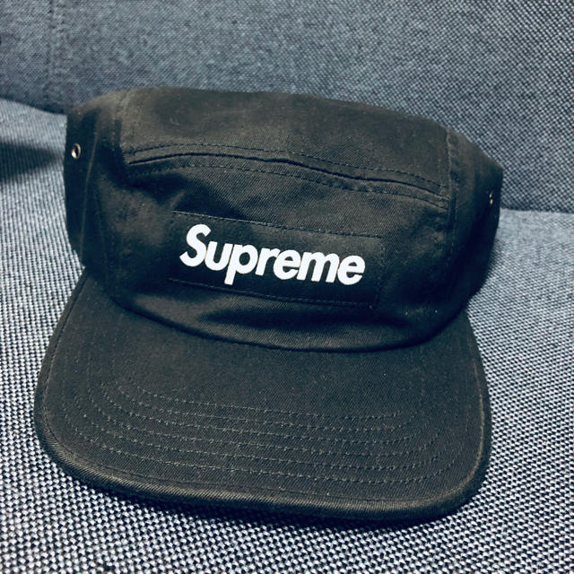 supreme 17aw Washed Chino Twill Camp Cap