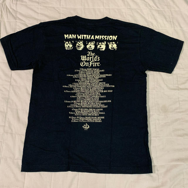 MAN WITH A MISSION(マンウィズアミッション)のマンウィズ Tシャツ エンタメ/ホビーのタレントグッズ(ミュージシャン)の商品写真