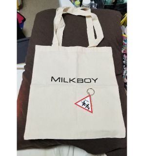 ミルクボーイ(MILKBOY)のMILKBOY  ノベルティトートバッグ&キーホルダー　新品未使用(トートバッグ)