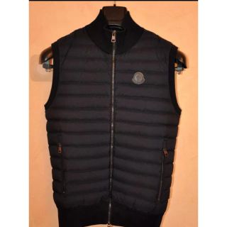 モンクレール(MONCLER)の【美品】モンクレール maglia tricot gilet(ダウンベスト)