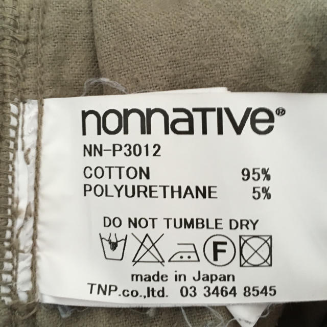 nonnative(ノンネイティブ)のnonnative DWELLER 4P JEANS TIGHT FIT メンズのパンツ(チノパン)の商品写真