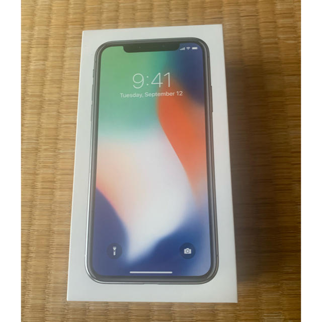 付属品なしiPhone X Silver 256 GB docomo