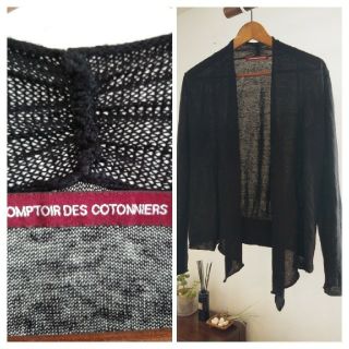 コントワーデコトニエ(Comptoir des cotonniers)のf♪様専用二点まとめてコントワーデコトニエ★リネンカーディガン(カーディガン)