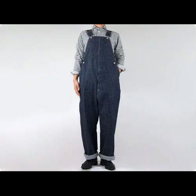 YAECA(ヤエカ)のTUKI type2 denim メンズのパンツ(サロペット/オーバーオール)の商品写真