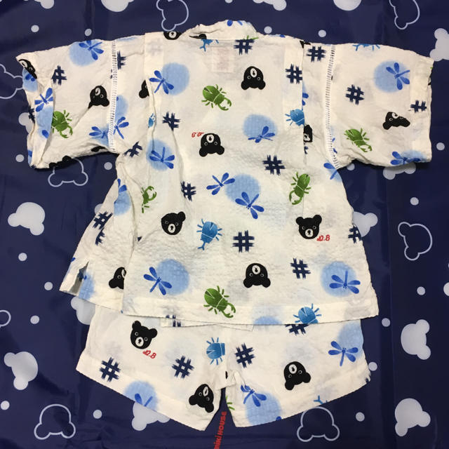 DOUBLE.B(ダブルビー)のダブルビー  甚平 90 キッズ/ベビー/マタニティのキッズ服男の子用(90cm~)(甚平/浴衣)の商品写真