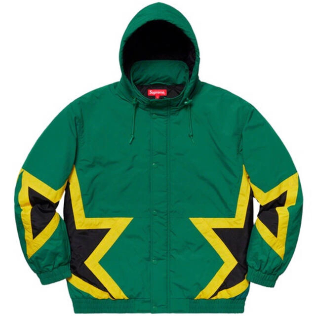 最安値★Supreme puffy jacket dark green Mサイズ
