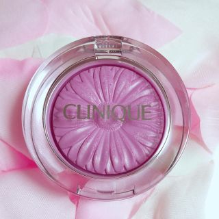 クリニーク(CLINIQUE)のクリニーク チーク パンジーポップ 15 美品 ブルベ 青みピンク パープル(チーク)