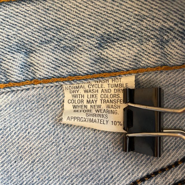Levi's(リーバイス)の希少 80s ビンテージ USA製 リーバイス 501 九分丈 アンクル デニム メンズのパンツ(デニム/ジーンズ)の商品写真