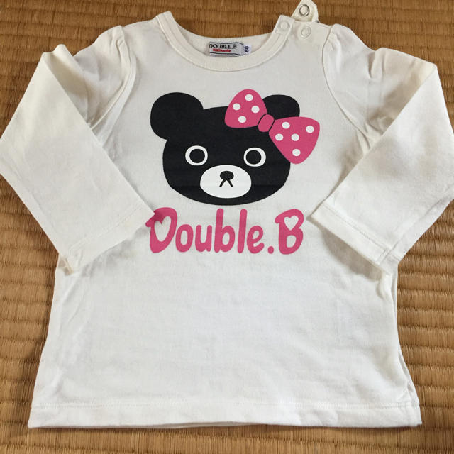 DOUBLE.B(ダブルビー)のMIKIHOUSE カットソー キッズ/ベビー/マタニティのベビー服(~85cm)(シャツ/カットソー)の商品写真