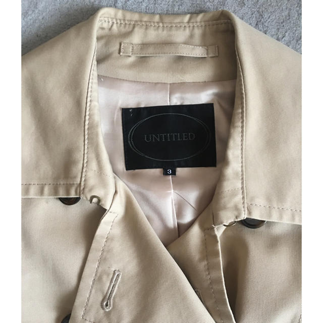 UNTITLED(アンタイトル)のuntitled スプリングコート レディースのジャケット/アウター(スプリングコート)の商品写真