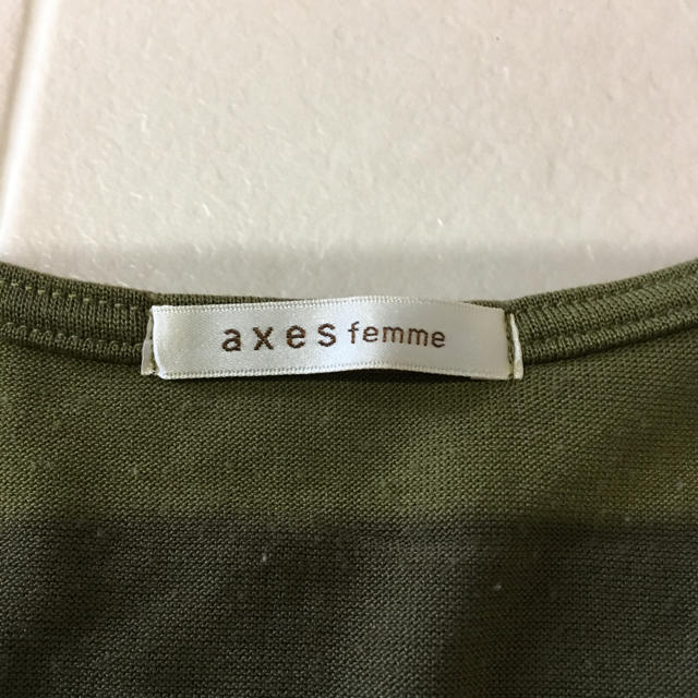axes femme(アクシーズファム)のaxes femme ロングTシャツ レディースのトップス(Tシャツ(長袖/七分))の商品写真