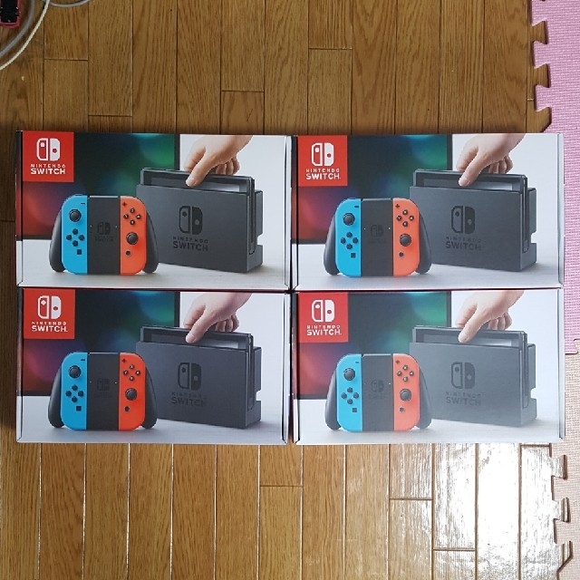 新作商品 Nintendo 本体 switch 任天堂 4台セット - Switch 家庭用