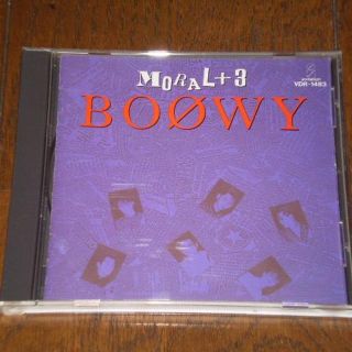 BOOWY 「MORAL+3」(ポップス/ロック(邦楽))