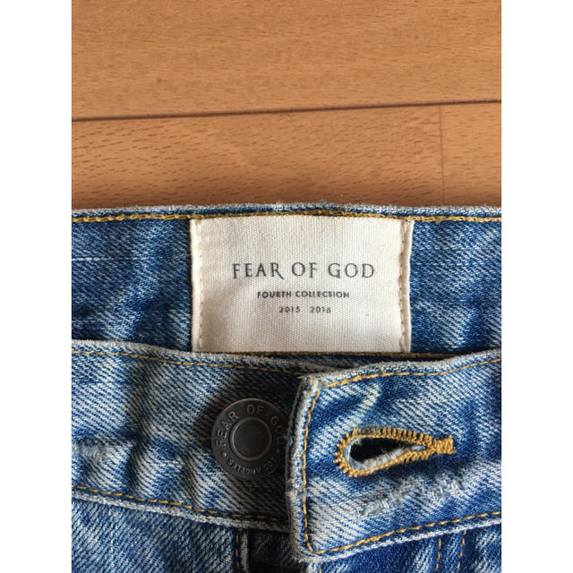 FEAR OF GOD(フィアオブゴッド)のフィアオブゴッド 4thcollection vintage indigo 専用 メンズのパンツ(デニム/ジーンズ)の商品写真