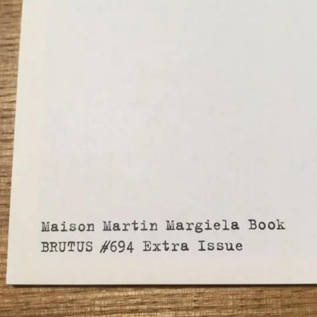 Maison Martin Margiela(マルタンマルジェラ)の【レア‼️】ブルータス694号別冊付録マルタンマルジェラ特集 エンタメ/ホビーの雑誌(ファッション)の商品写真
