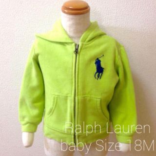 ラルフローレン(Ralph Lauren)の【rrr様専用】ラルフローレン🐎ベビー ライムグリーンパーカー（ 18ヶ月）(その他)