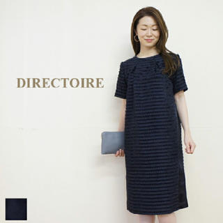 DIRECTOIRE（ディレクトワール）カットジャガードワンピース(ひざ丈ワンピース)