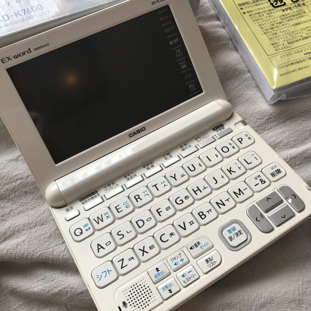 CASIO(カシオ)のEX-word XD-K7600 電子辞書 スマホ/家電/カメラのPC/タブレット(電子ブックリーダー)の商品写真