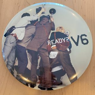 ブイシックス(V6)の《非売品》V6 ビッグ 缶バッジ(アイドルグッズ)