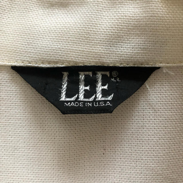 Lee(リー)のLEEビンテージジャケット白 メンズのジャケット/アウター(Gジャン/デニムジャケット)の商品写真