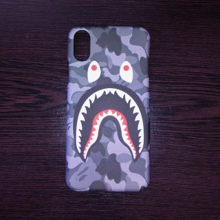 アベイシングエイプ(A BATHING APE)の🦈APE iPhoneXケース🦈(iPhoneケース)