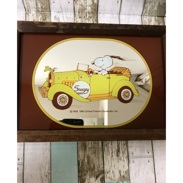 SNOOPY - スヌーピービンテージミラー MORNING スヌーピーカーの通販