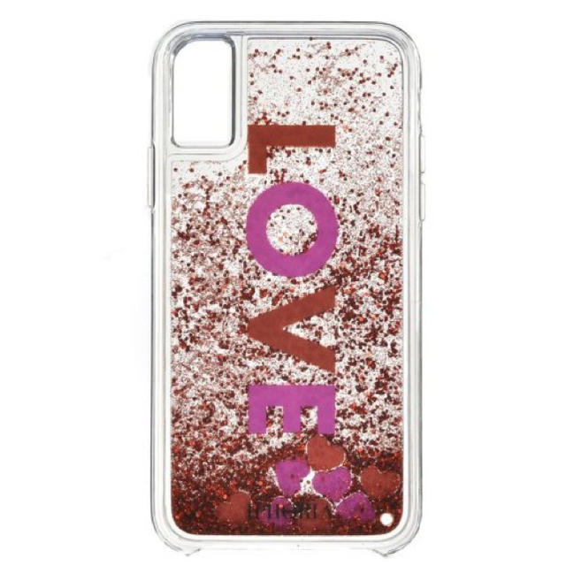 IPHORIA - 新品♡定価8316円 アイフォリア iPhone X グリッター  Loveの通販 by B's  shop｜アイフォリアならラクマ