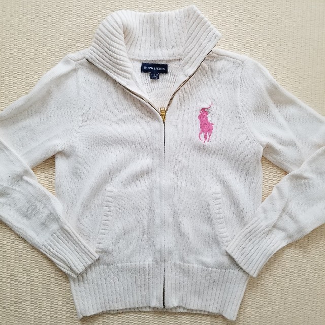 Ralph Lauren(ラルフローレン)のラルフローレン　コットン　カーディガン キッズ/ベビー/マタニティのキッズ服女の子用(90cm~)(カーディガン)の商品写真