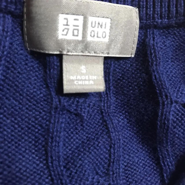 UNIQLO(ユニクロ)の値下げ ユニクロ ケーブルセーター メンズ S メンズのトップス(ニット/セーター)の商品写真