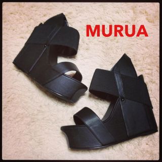 ムルーア(MURUA)の早い者勝ち♡MURUAウェッジソール(サンダル)