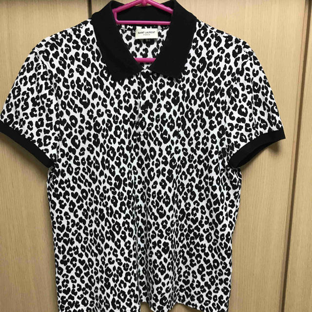 正規 Saint Laurent サンローラン ベイビーキャット ポロシャツ 上品
