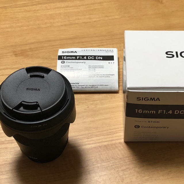 SIGMA 16mm F1.4 DC DN マイクロフォーサーズ-