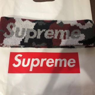 シュプリーム(Supreme)のsupreme ヘアバンド RED camo(その他)