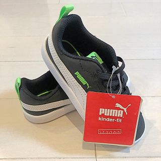 プーマ(PUMA)の限定値下げ☆新品‼️  PUMA 16㎝ ブラック×ライムグリーン 15㎝(スニーカー)