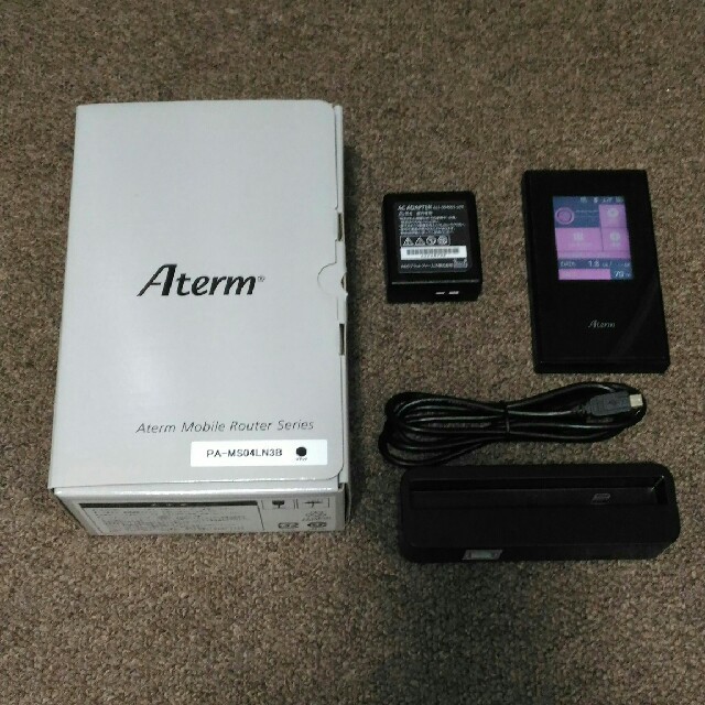 美品 NEC Aterm MR04LN 3B モバイルルーター www.shopsensepromotions