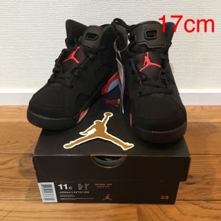 ナイキ(NIKE)のエア ジョーダン レトロ 6 リトルキッズ17 AIR JORDAN 6(スニーカー)