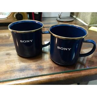 ソニー(SONY)のSONY ホーロー　ペアマグカップ 値下げ(グラス/カップ)