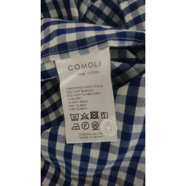 COMOLI １ の通販 by Q's shop｜コモリならラクマ - COMOLI シャツ ギンガムチェック 特価日本製