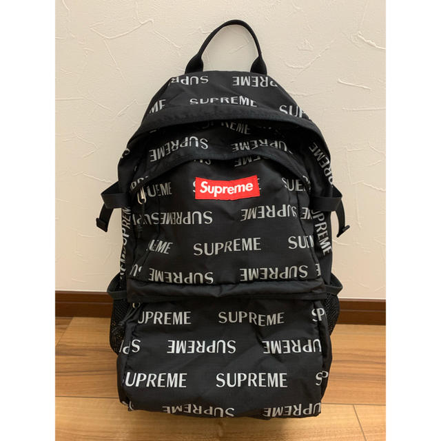 16AW立上supreme3Mリフレクター加工バックパックboxlogo