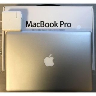 アップル(Apple)の美品：MacBookPro13.3inch DualCorei5,SD/500G(ノートPC)