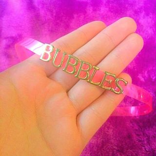 バブルス(Bubbles)のBUBBLES クリアチョーカー(ネックレス)